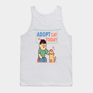 Adopt a Cat: Share Love and Bring Joy Home Tank Top